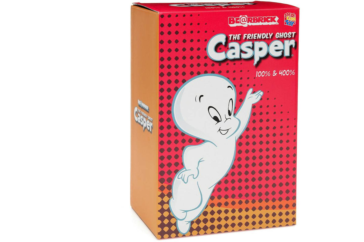 Bearbrick Casper the Friendly Ghost 100% & 400% Set White - view 2