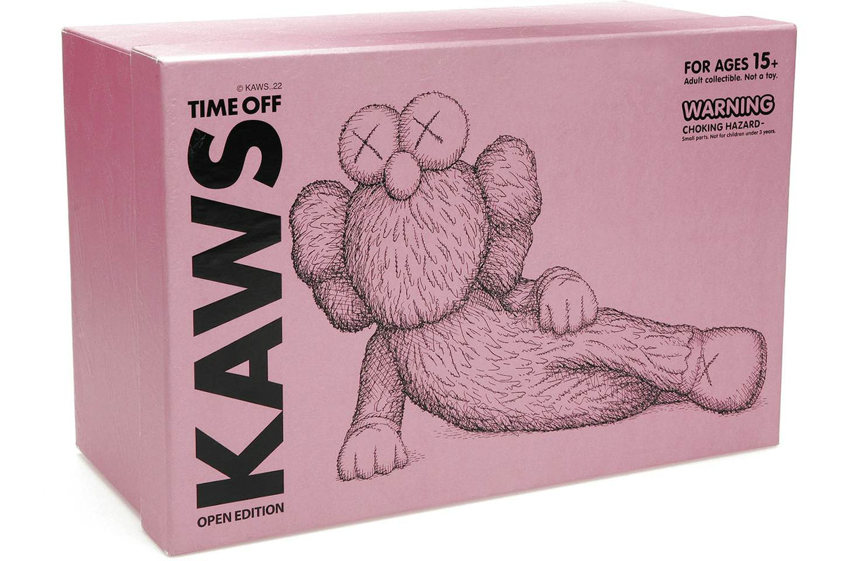 KAWS TIME OFF Vinyl Figure Pink - view 2